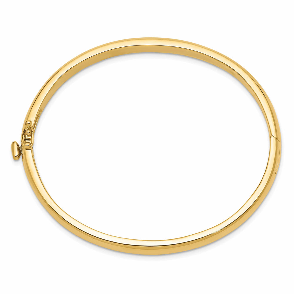 Lovely Rita's Bracelets 14k Yellow Gold Solid Hinged Bangle Bracelet
