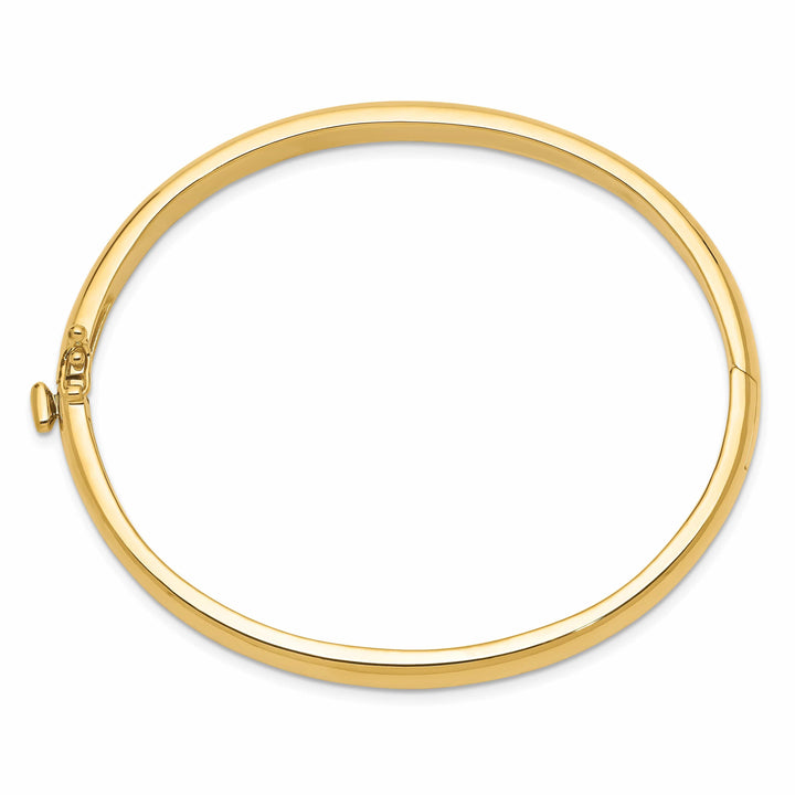 Lovely Rita's Bracelets 14k Yellow Gold Solid Hinged Bangle Bracelet