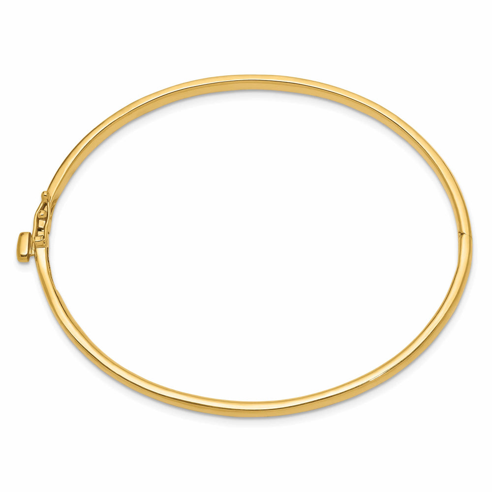 Lovely Rita's Bracelets 14k Yellow Gold Solid Hinged Bangle Bracelet