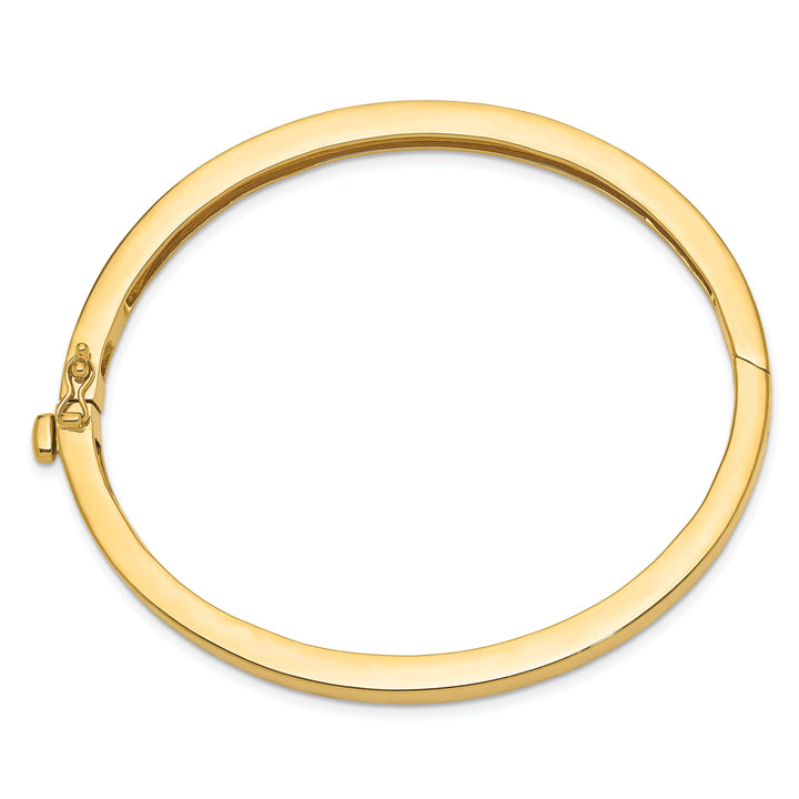 Lovely Rita's Bracelets 14k Yellow Gold Solid Hinged Bangle Bracelet