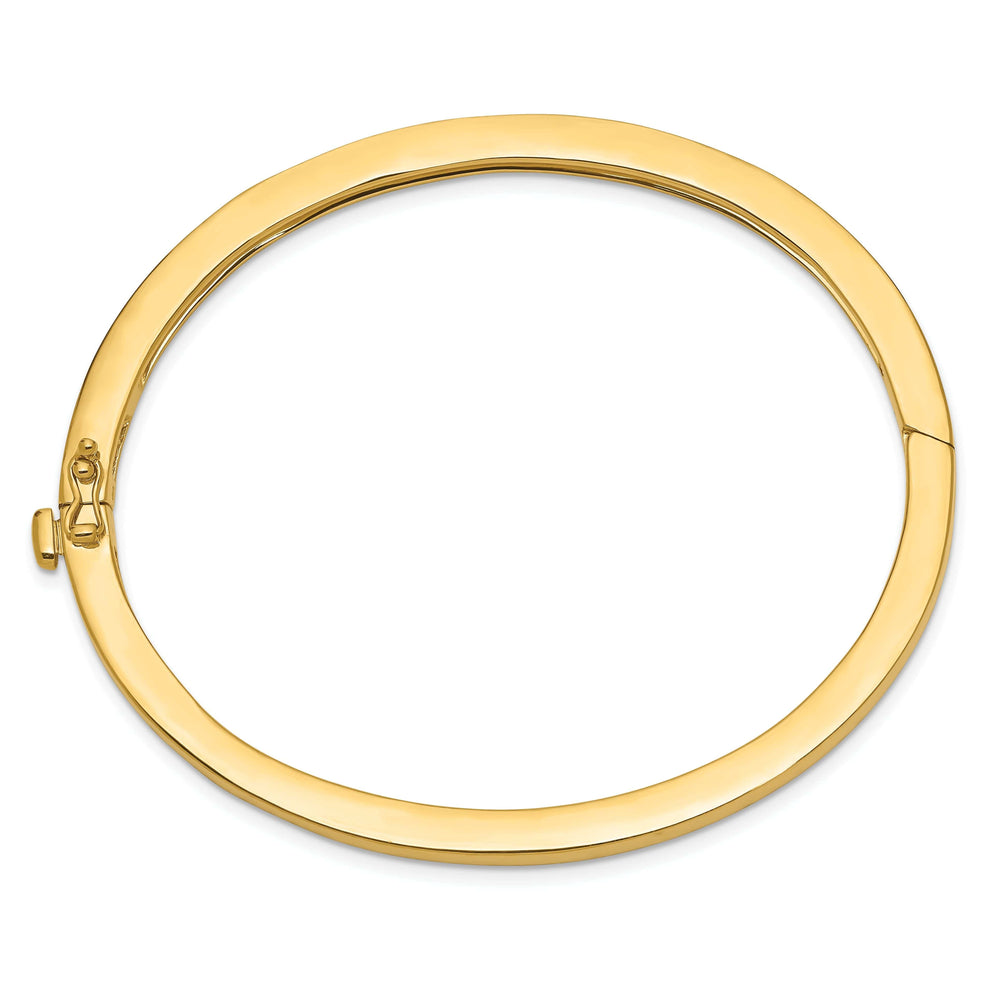 Lovely Rita's Bracelets 14k Yellow Gold Solid Hinged Bangle Bracelet