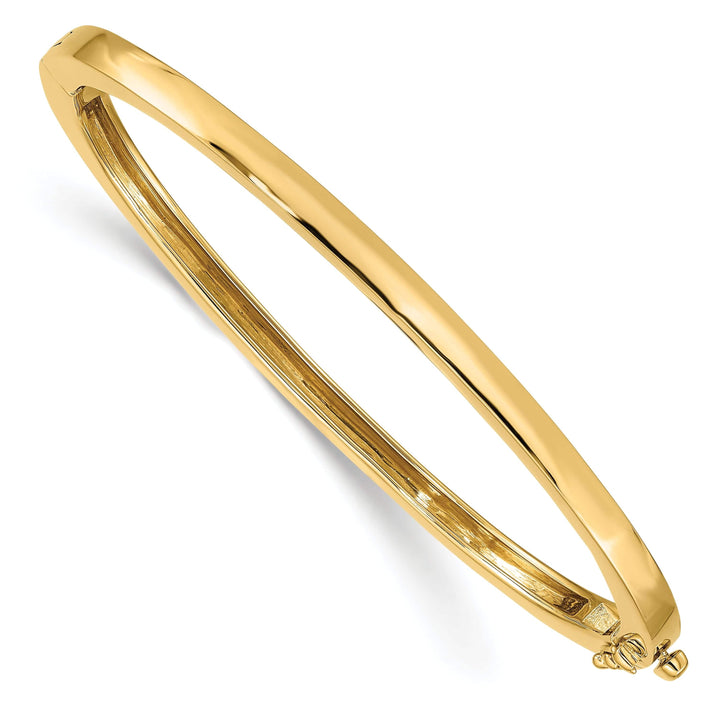 Lovely Rita's Bracelets 14k Yellow Gold Solid Hinged Bangle Bracelet