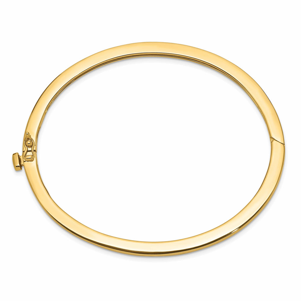 Lovely Rita's Bracelets 14k Yellow Gold Solid Hinged Bangle Bracelet