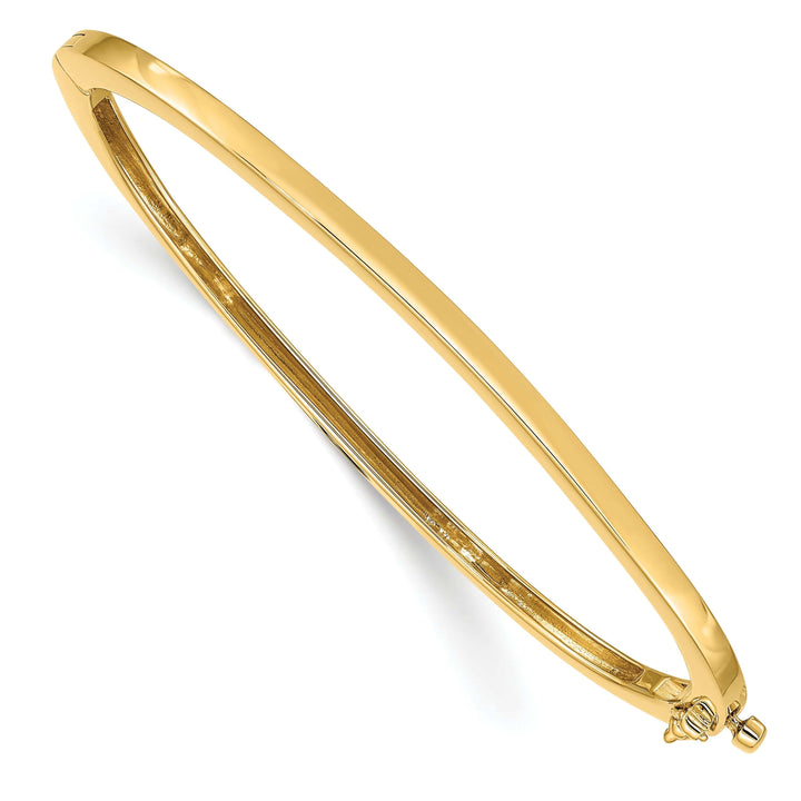 Lovely Rita's Bracelets 14k Yellow Gold Solid Hinged Bangle Bracelet