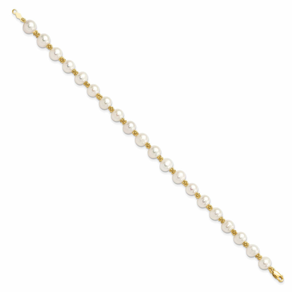Lovely Rita's Bracelets 14k Yellow Gold Yellow Gold Pearl Bracelet