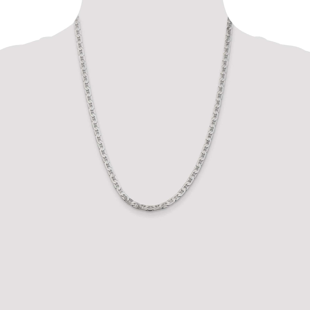 Lovely Rita's Bracelets 925 Silver Polished Finish 4.50-mm Width Anchor Chain