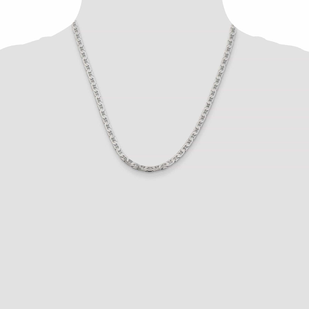 Lovely Rita's Bracelets 925 Silver Polished Finish 4.50-mm Width Anchor Chain