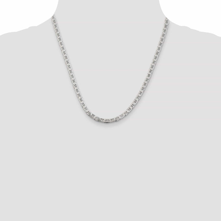 Lovely Rita's Bracelets 925 Silver Polished Finish 4.50-mm Width Anchor Chain