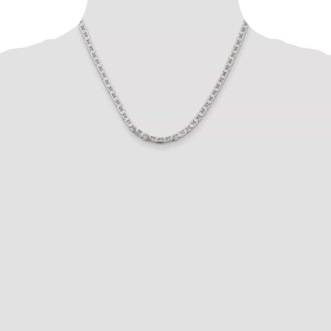 Lovely Rita's Bracelets 925 Silver Polished Finish 4.50-mm Width Anchor Chain