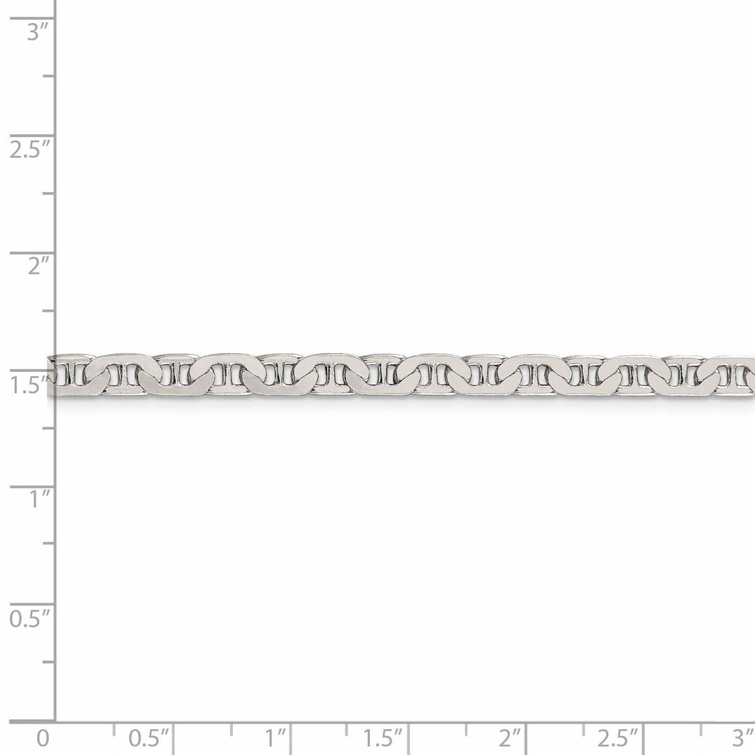 Lovely Rita's Bracelets 925 Silver Polished Finish 4.50-mm Width Anchor Chain