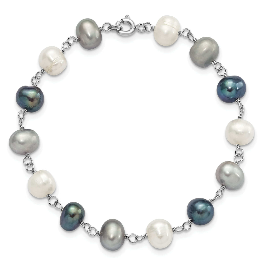 Lovely Rita's Bracelets Fresh Water Pearl Necklace Bracelet 3pc Earring