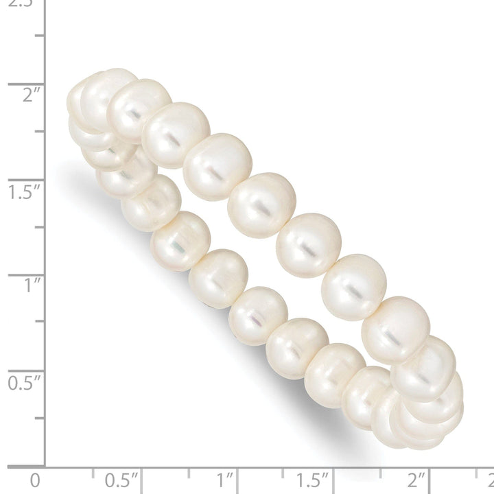 Lovely Rita's Bracelets Fresh Water White Pearl 8.5-inch Bracelet