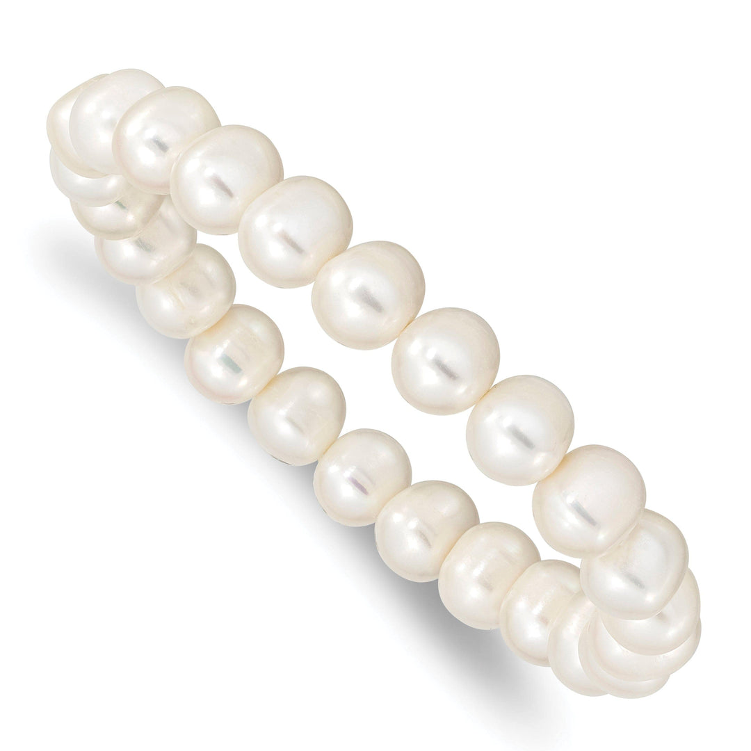 Lovely Rita's Bracelets Fresh Water White Pearl 8.5-inch Bracelet