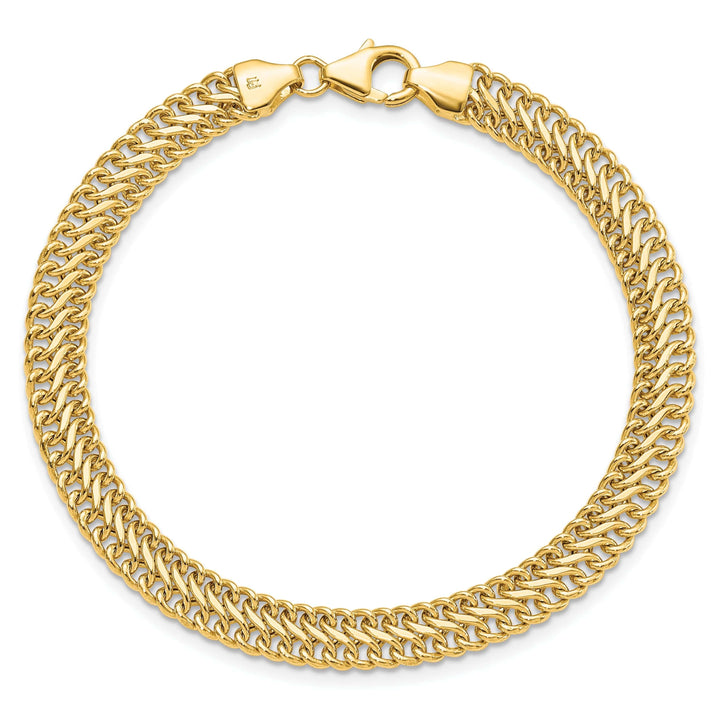 Lovely Rita's Bracelets Leslie 14k Yellow Gold Polished S Link Bracelet