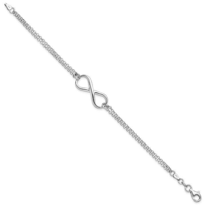 Lovely Rita's Bracelets Leslie Sterling Silver Infinity Symbol Bracelet