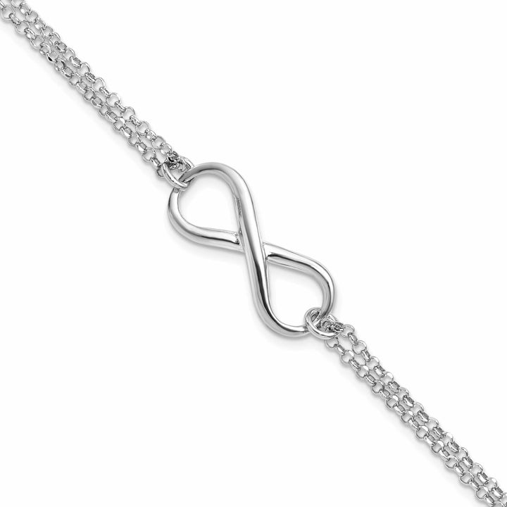 Lovely Rita's Bracelets Leslie Sterling Silver Infinity Symbol Bracelet