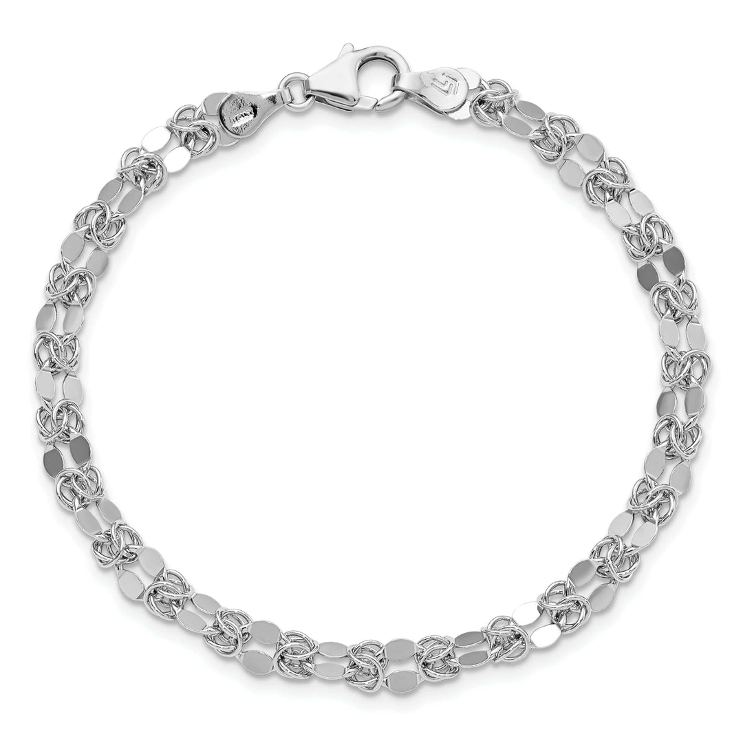 Lovely Rita's Bracelets Leslies Sterling Silver Polished Fancy Bracelet