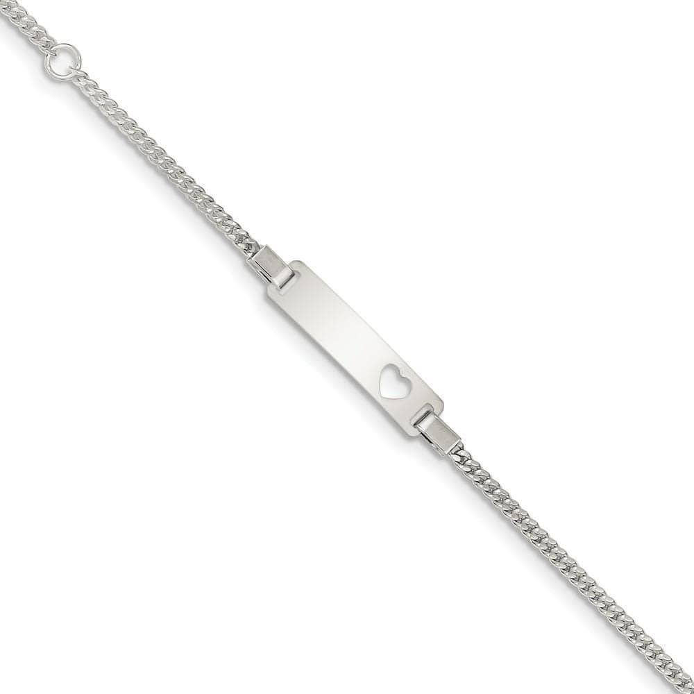 Lovely Rita's Bracelets No Engraving Silver Adjustable Engravable Baby ID Bracelet