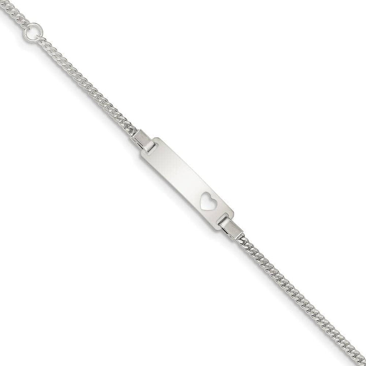 Lovely Rita's Bracelets No Engraving Silver Adjustable Engravable Baby ID Bracelet