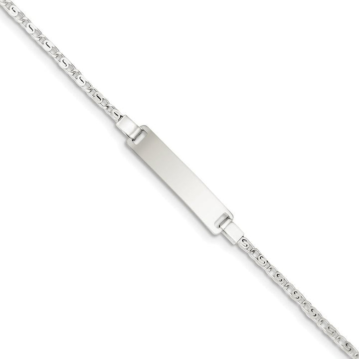 Lovely Rita's Bracelets No Engraving Silver Engraveable Children's ID Bracelet