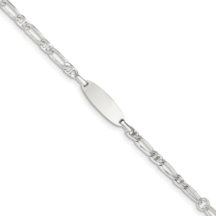Lovely Rita's Bracelets No Engraving Sterling Silver Adjustable Children ID Bracelet.