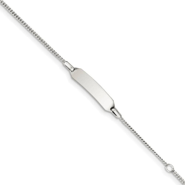 Lovely Rita's Bracelets No Engraving Sterling Silver Childrens ID Curb Link Bracelet