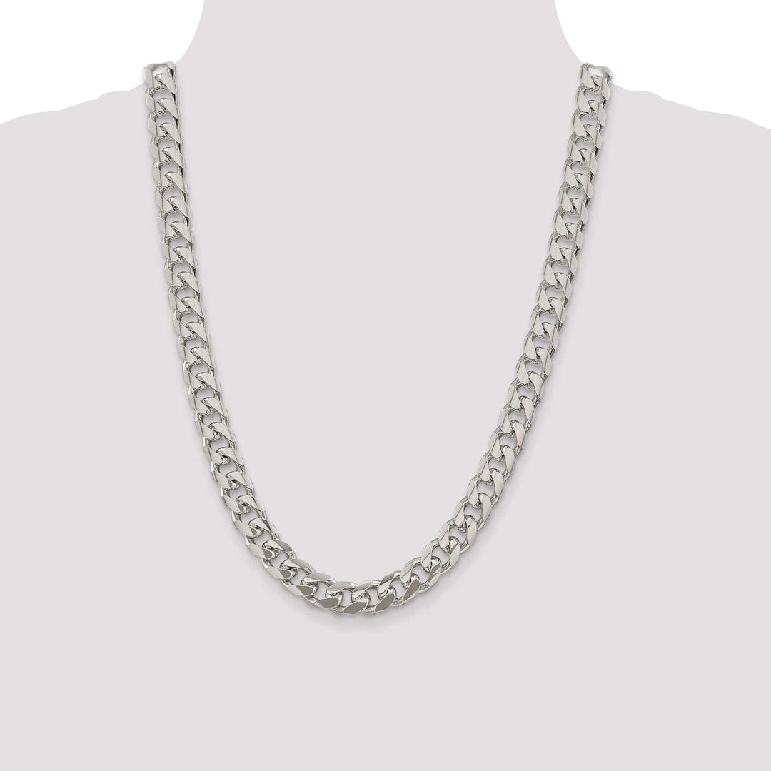 Lovely Rita's Bracelets Silver 10.50-mm Solid Domed Link Curb Chain