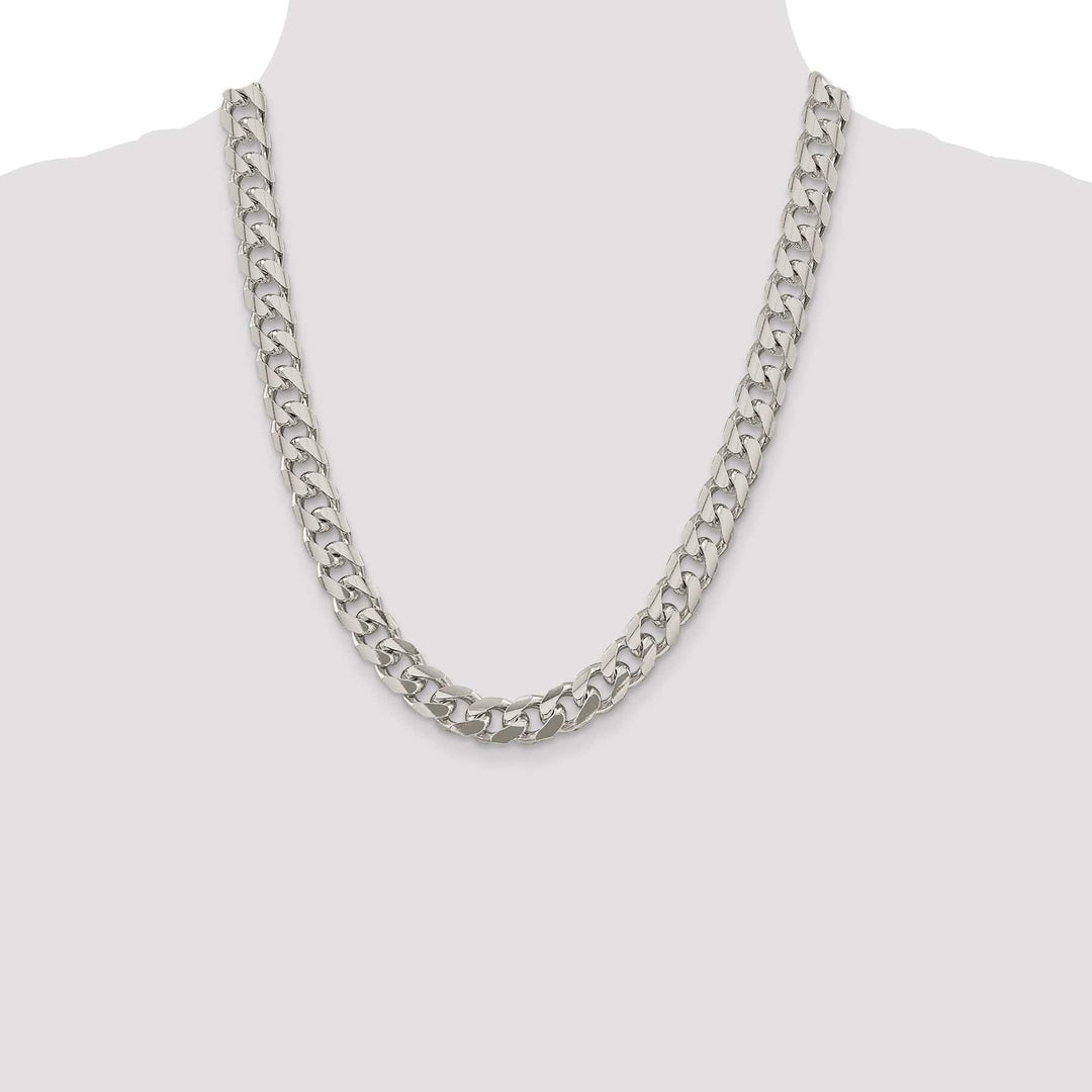 Lovely Rita's Bracelets Silver 10.50-mm Solid Domed Link Curb Chain