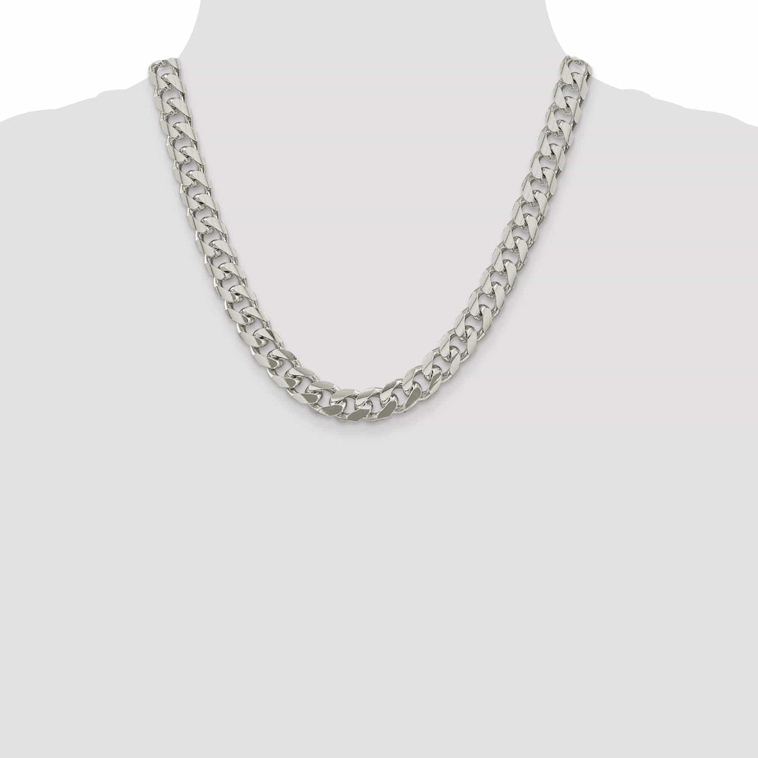 Lovely Rita's Bracelets Silver 10.50-mm Solid Domed Link Curb Chain