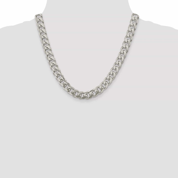 Lovely Rita's Bracelets Silver 10.50-mm Solid Domed Link Curb Chain