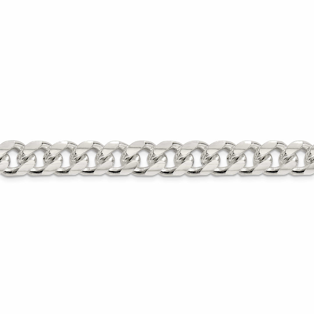 Lovely Rita's Bracelets Silver 10.50-mm Solid Domed Link Curb Chain