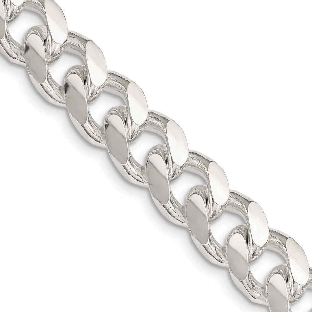 Lovely Rita's Bracelets Silver 10.50-mm Solid Domed Link Curb Chain