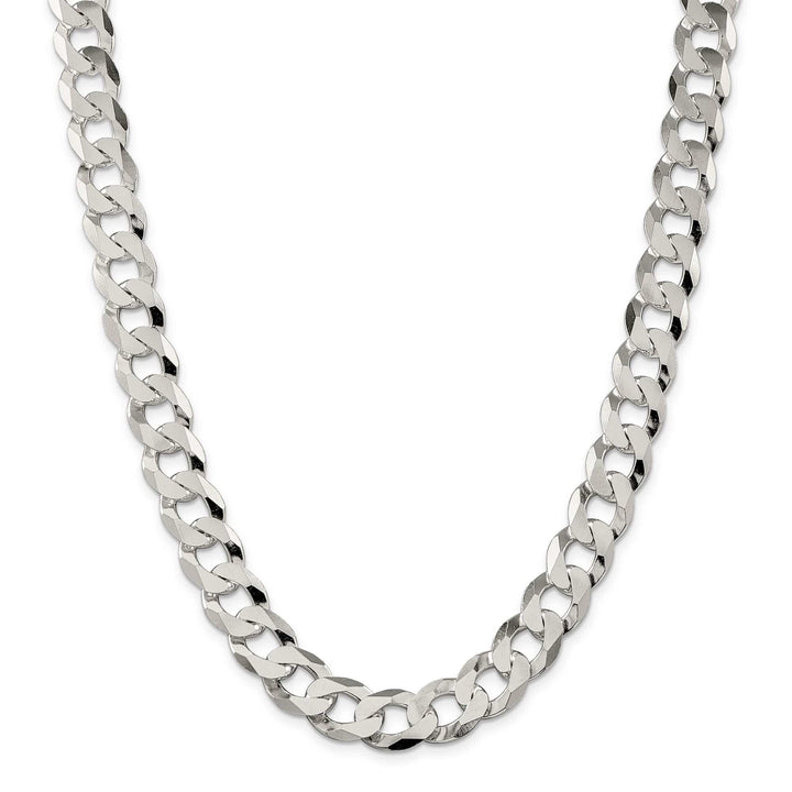 Lovely Rita's Bracelets Silver 13.00-mm Solid Beveled Link Curb Chain