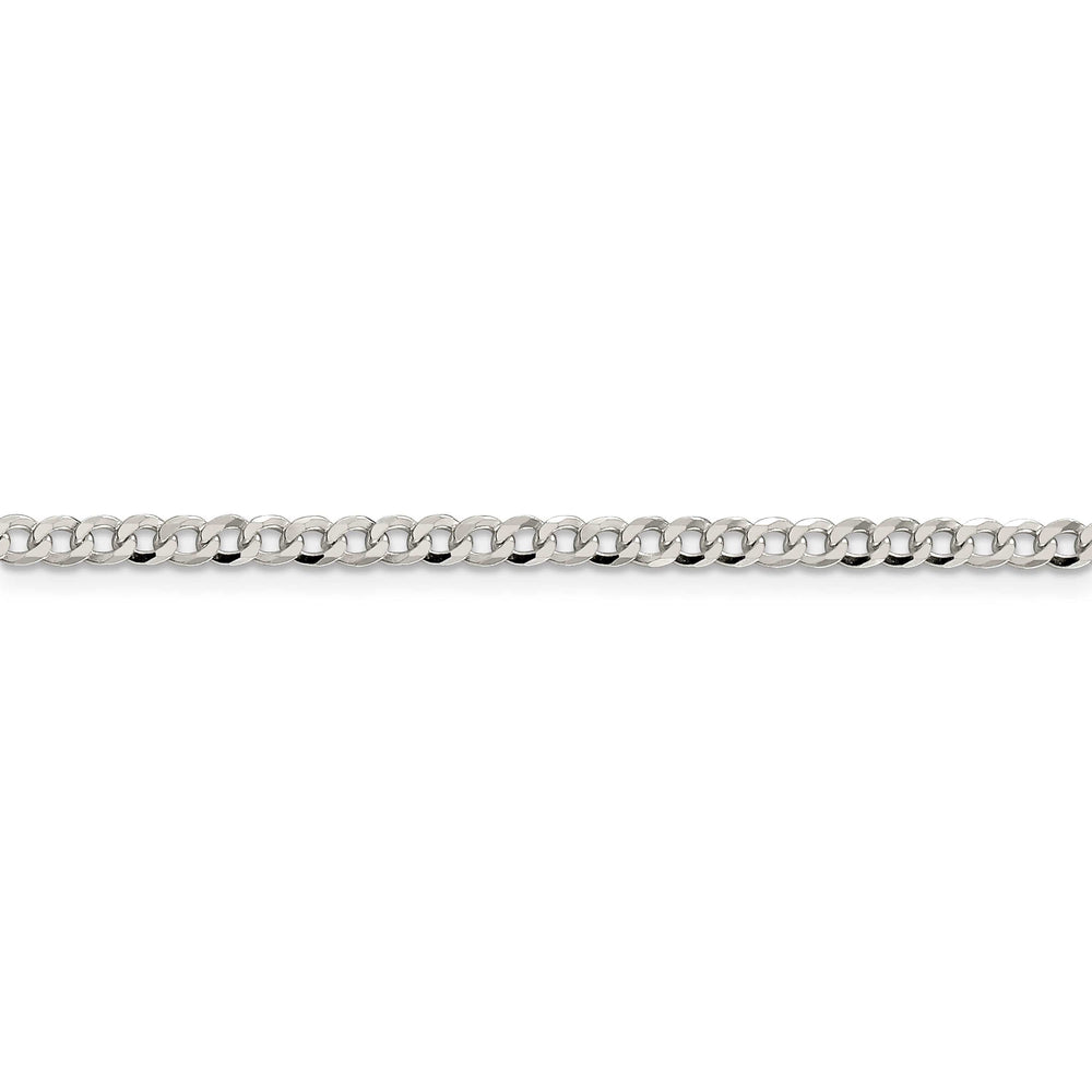 Lovely Rita's Bracelets Silver 3.20-mm Solid Beveled Link Curb Chain
