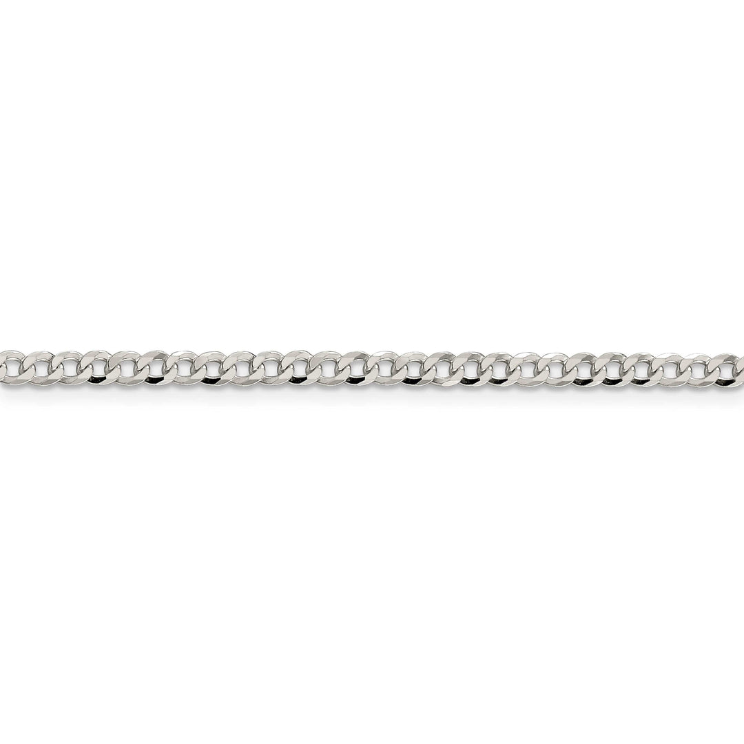 Lovely Rita's Bracelets Silver 3.20-mm Solid Beveled Link Curb Chain