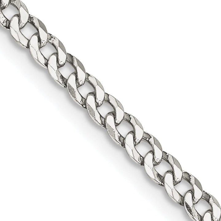 Lovely Rita's Bracelets Silver 3.20-mm Solid Beveled Link Curb Chain