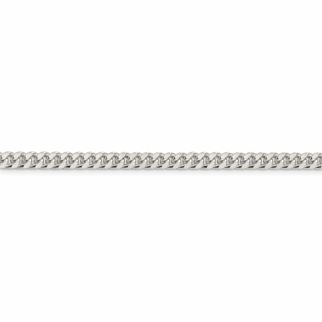 Lovely Rita's Bracelets Silver 5.00-mm Solid Domed Link Curb Chain