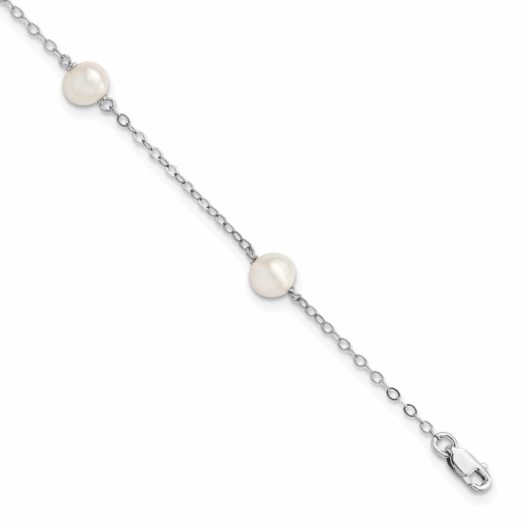 Lovely Rita's Bracelets Silver 5-6m Fresh Water Cultured Pearl Bracelet