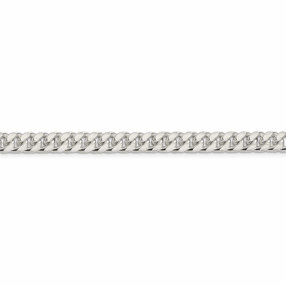 Lovely Rita's Bracelets Silver 7.00-mm Solid Domed Link Curb Chain