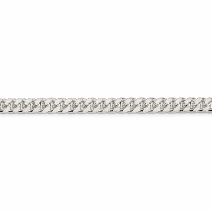 Lovely Rita's Bracelets Silver 7.00-mm Solid Domed Link Curb Chain