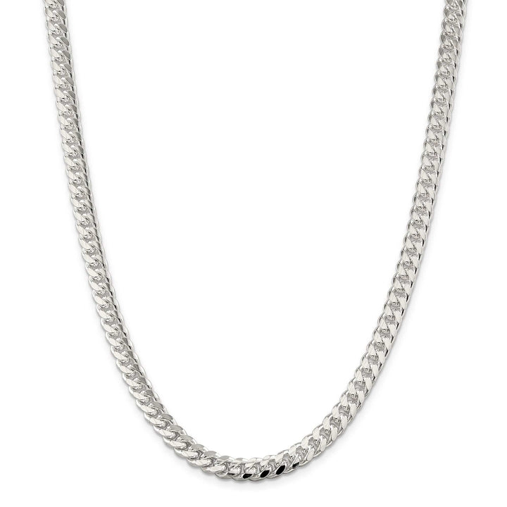 Lovely Rita's Bracelets Silver 7.00-mm Solid Domed Link Curb Chain