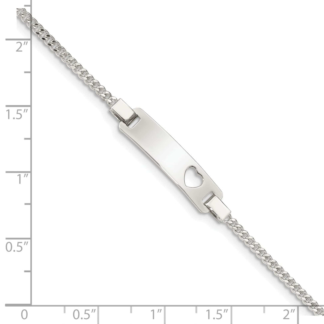 Lovely Rita's Bracelets Silver Adjustable Engravable Baby ID Bracelet