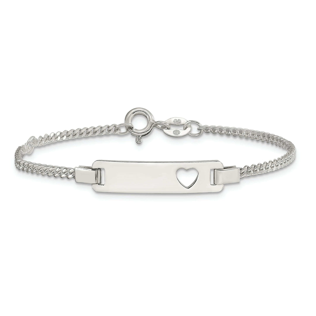 Lovely Rita's Bracelets Silver Adjustable Engravable Baby ID Bracelet