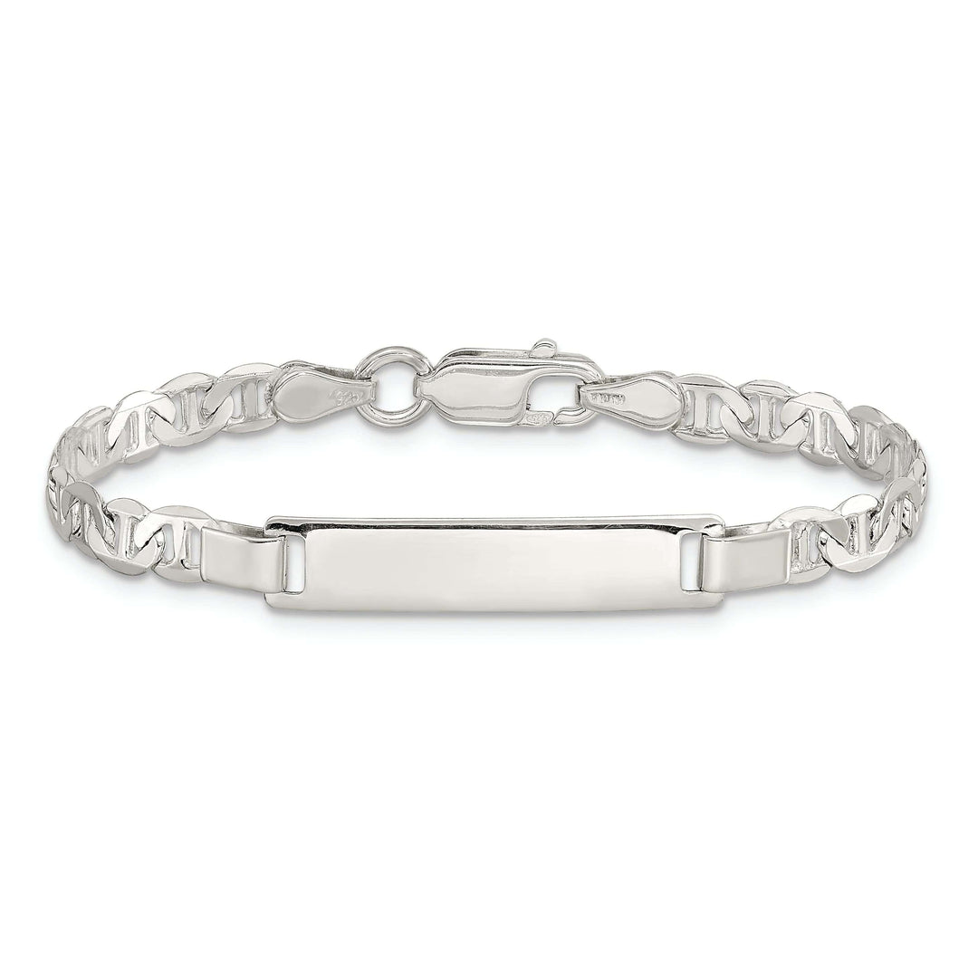 Lovely Rita's Bracelets Silver Childrens ID Anchor Link Bracelet