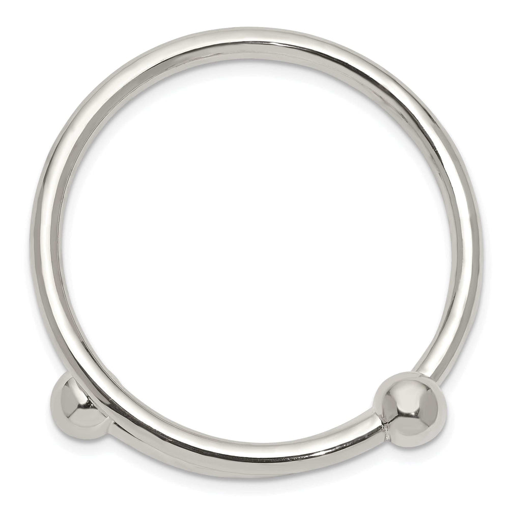 Lovely Rita's Bracelets Silver Childs Slip On Open Bangle Bracelet