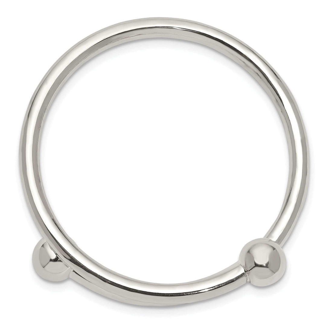 Lovely Rita's Bracelets Silver Childs Slip On Open Bangle Bracelet