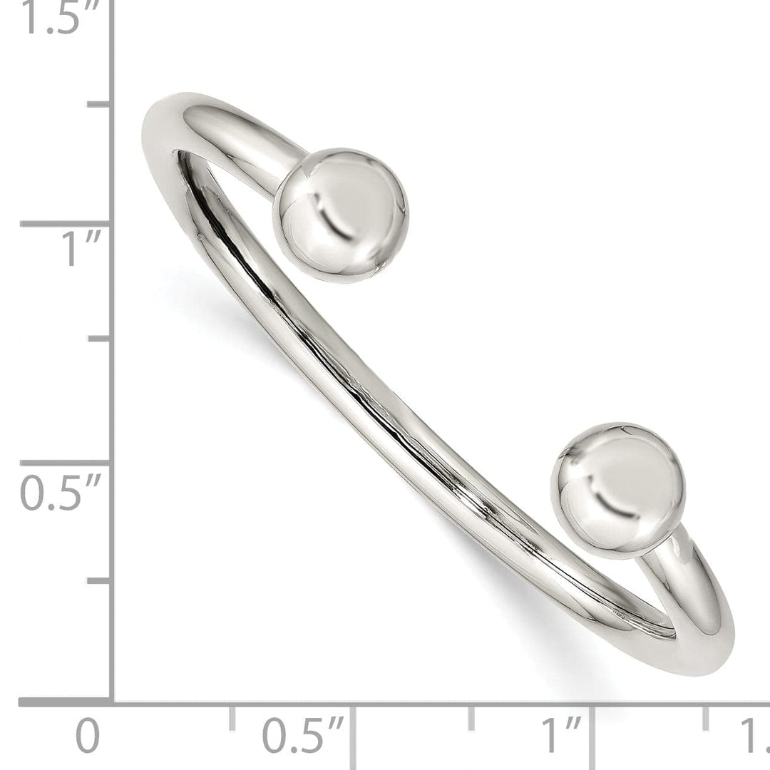 Lovely Rita's Bracelets Silver Childs Slip On Open Bangle Bracelet