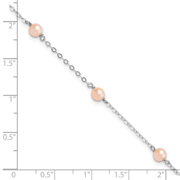 Lovely Rita's Bracelets Silver Cream Color Fresh Water Pearl Bracelet