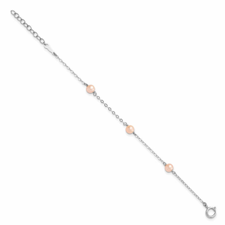 Lovely Rita's Bracelets Silver Cream Color Fresh Water Pearl Bracelet