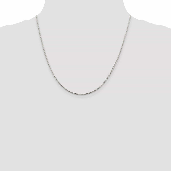 Lovely Rita's Bracelets Silver D.C 1.45-mm Solid Round Franco Chain